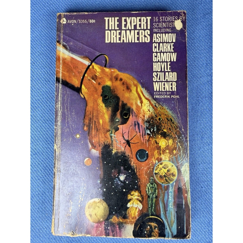 The Expert Dreamers (1968 MMPB)  Asimov Clarke Gamow Hoyle Avon SciFi Retro